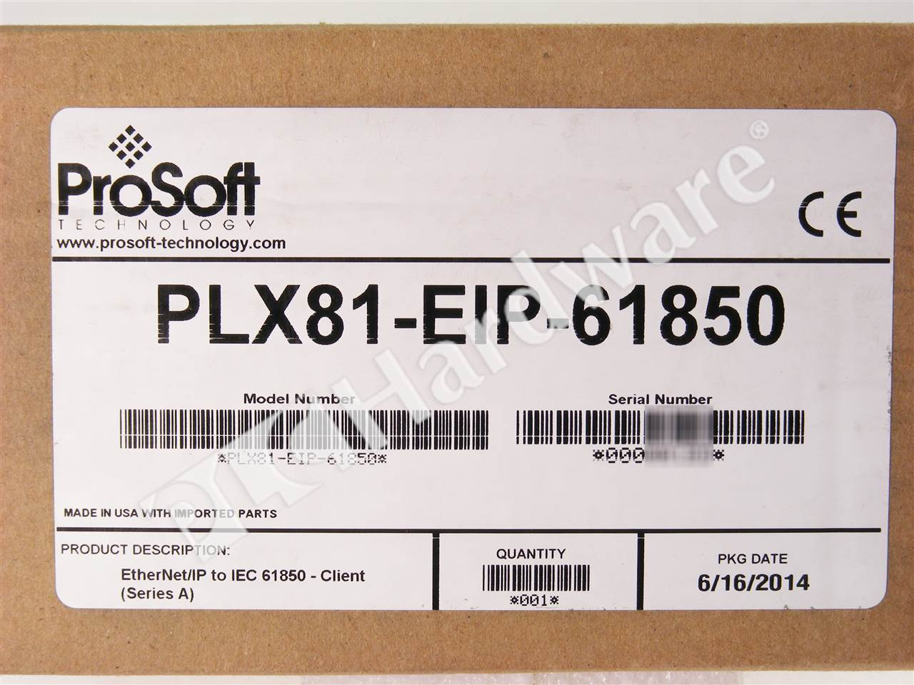 PLC Hardware - Allen Bradley PLX81-EIP-61850, Surplus Sealed Pre-owned