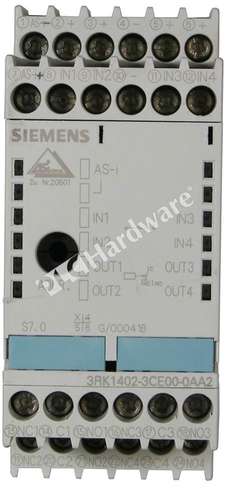 PLC Hardware: Siemens 3RK1402-3CE00-0AA2 SlimLine S45 AS-I Module