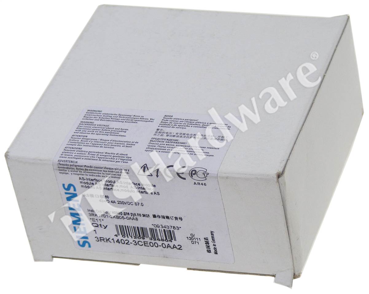 PLC Hardware: Siemens 3RK1402-3CE00-0AA2 SlimLine S45 AS-I Module