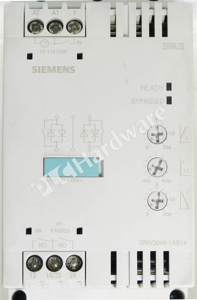 PLC Hardware: Siemens 3RW3046-1AB14 SIRIUS Cushioned Starter, Size