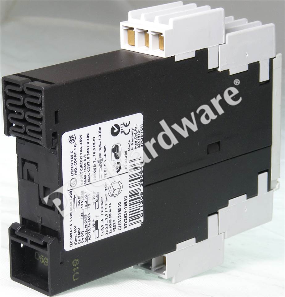 PLC Hardware: Siemens 3TK2824-1BB40 SIRIUS Safety Relay w/ Relay