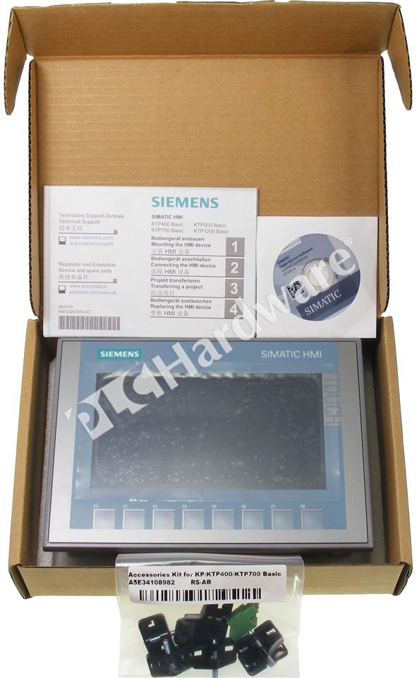 PLC Hardware: Siemens 6AV2 123-2GB03-0AX0 SIMATIC KTP700 Basic