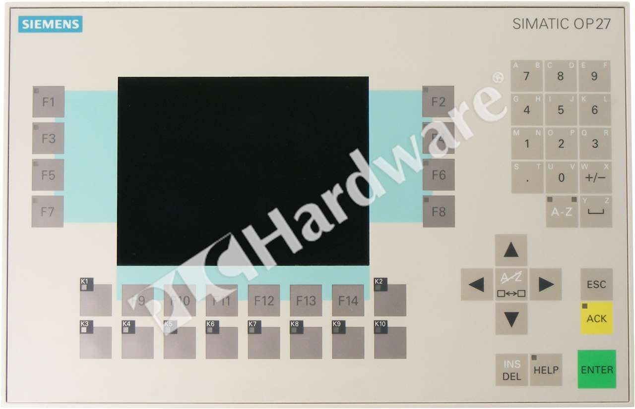 PLC Hardware: Siemens 6AV3627-1LK00-1AX0 SIMATIC OP27 Color Keypad