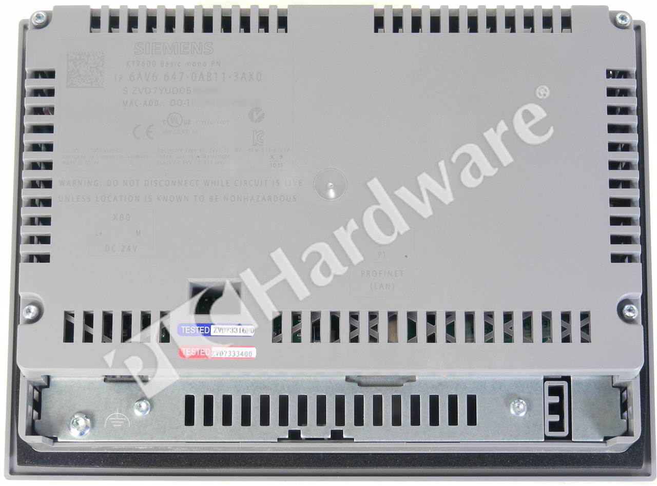 PLC Hardware - Siemens 6AV6647-0AB11-3AX0, Used PLCH Packaging