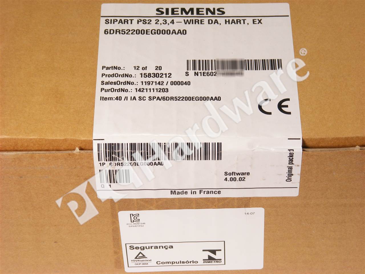 PLC Hardware - Siemens 6DR5220-0EG00-0AA0, Surplus Sealed Pre-owned