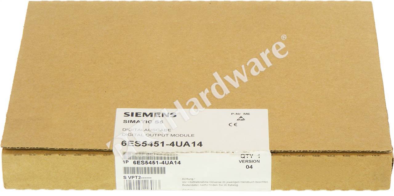 PLC Hardware: Siemens 6ES5451-4UA14 SIMATIC S5 451-4 Digital