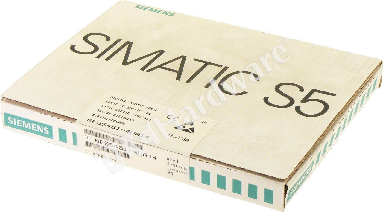 PLC Hardware: Siemens 6ES5451-4UA14 SIMATIC S5 451-4 Digital