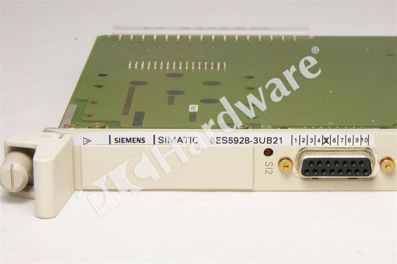 PLC Hardware: Siemens 6ES5928-3UB21 SIMATIC S5-135U CPU 928B Processor, 46KB