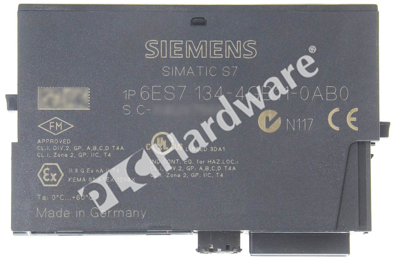 PLC Hardware: Siemens 6ES7134-4GB11-0AB0 SIMATIC S7 ET 200S Analog