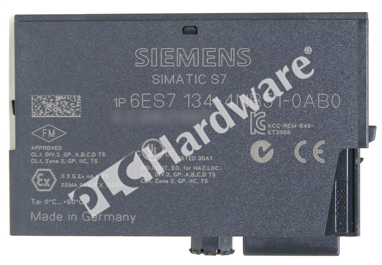 PLC Hardware - Siemens 6ES7134-4NB51-0AB0, Surplus Open Pre-owned