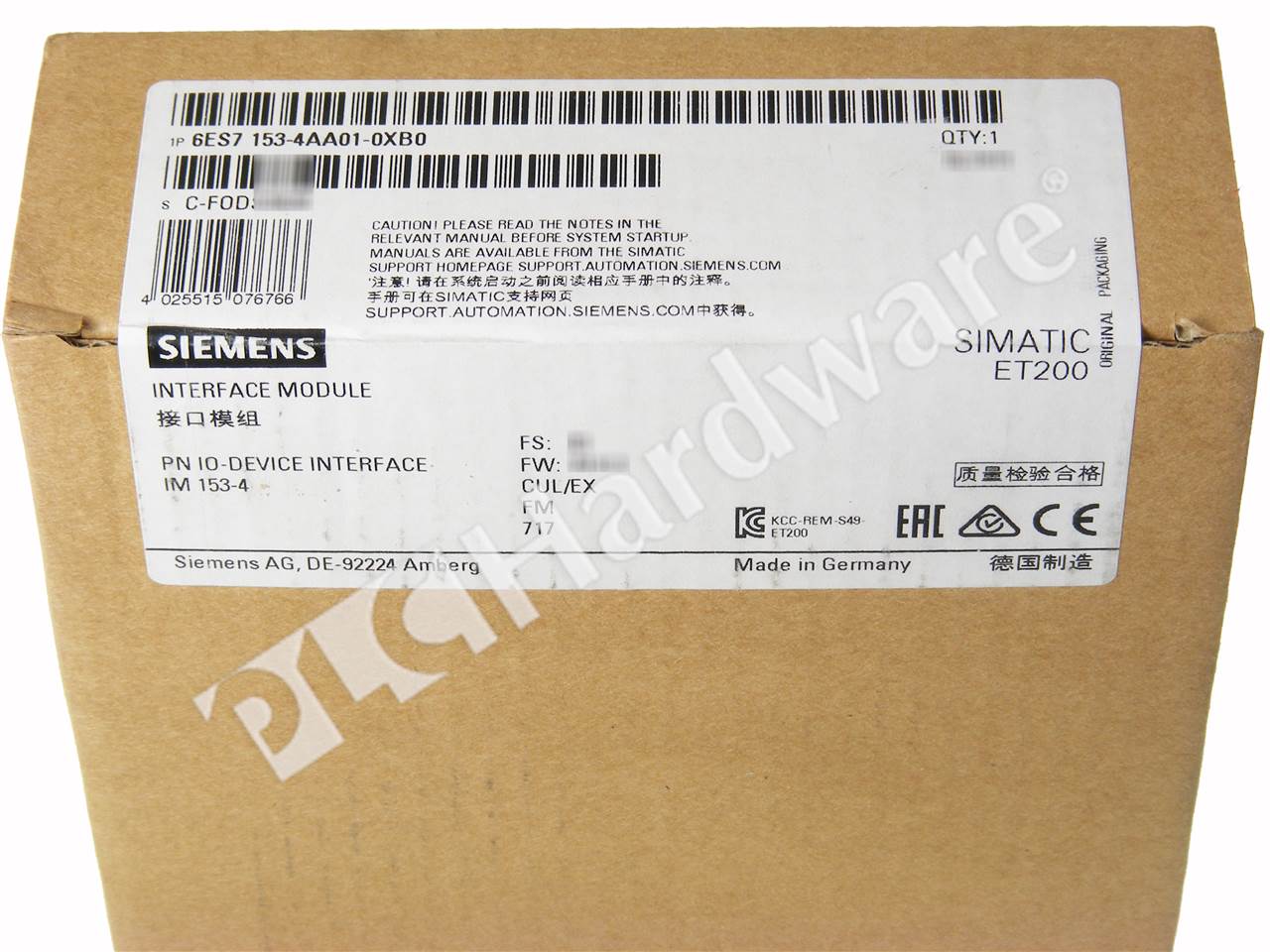 PLC Hardware - Siemens 6ES7153-4AA01-0XB0