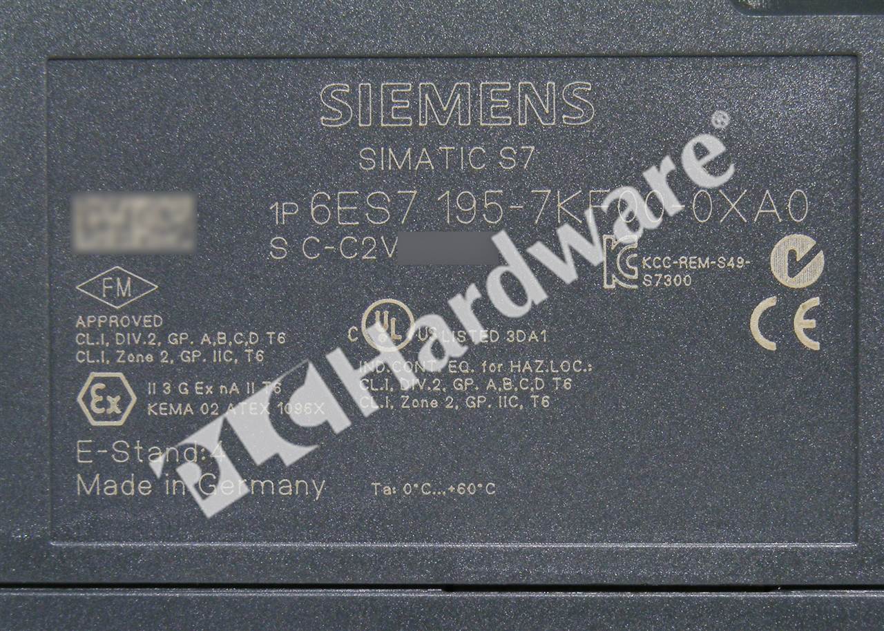 PLC Hardware: Siemens 6ES7195-7KF00-0XA0 SIMATIC S7 Separator Module