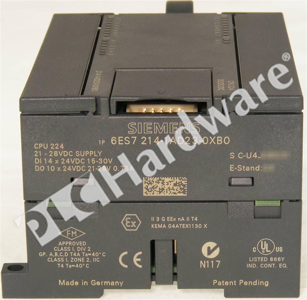 PLC Hardware - Siemens 6ES7214-1AD23-0XB0, Used PLCH Packaging