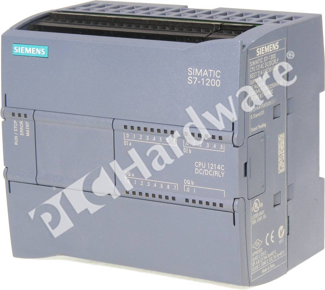 PLC Hardware Siemens 6ES7214-1HE30-0XB0, Used in PLCH Packaging