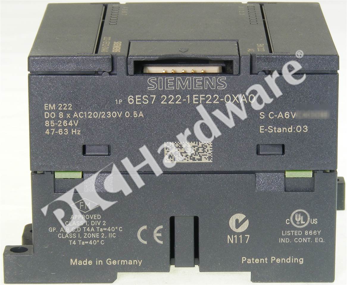 PLC Hardware - Siemens 6ES7222-1EF22-0XA0, Used PLCH Packaging