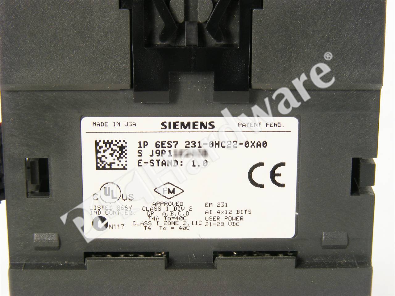 PLC Hardware - Siemens 6ES7231-0HC22-0XA0, Used PLCH Packaging