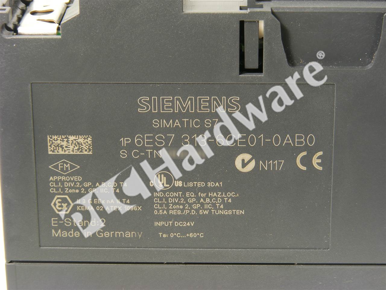 PLC Hardware: Siemens 6ES7313-6CE01-0AB0 SIMATIC S7-300 CPU 313C-2