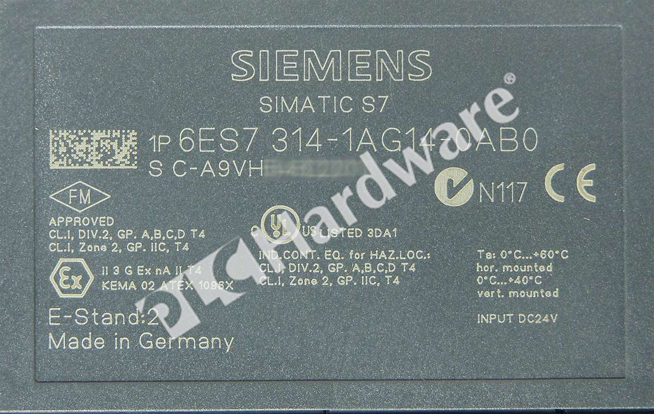 送料無料（沖縄は1000円) Siemens シーメンス 6ES7314-AG14-0AB0 6ES7 314-1AG14-0AB0モジュール 