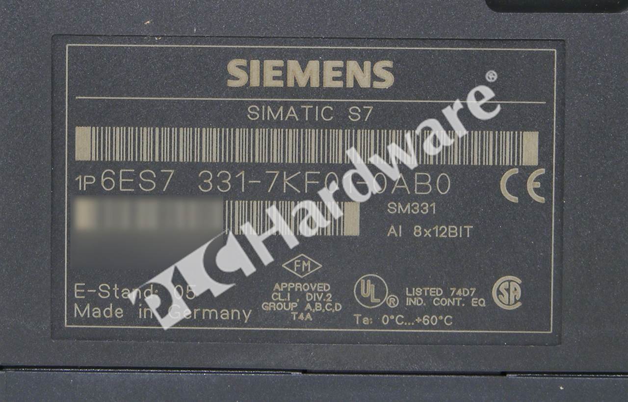 オンライン最安価格 1つの新しいSIEMENS シーメンス 6ES7 331-7PF01