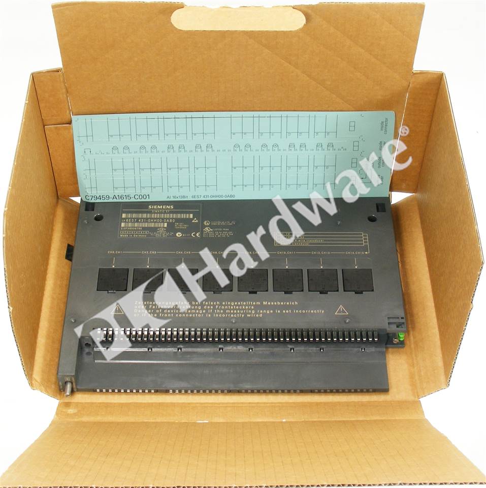 PLC Hardware: Siemens 6ES7431-0HH00-0AB0 SIMATIC S7-400 SM 431 Module, 16-P