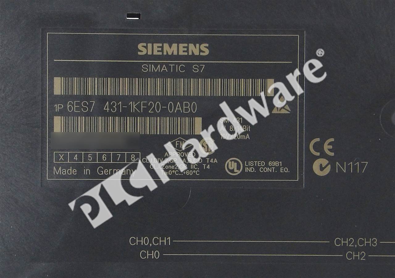 PLC Hardware - Siemens 6ES7431-1KF20-0AB0, Surplus In Sealed Packaging