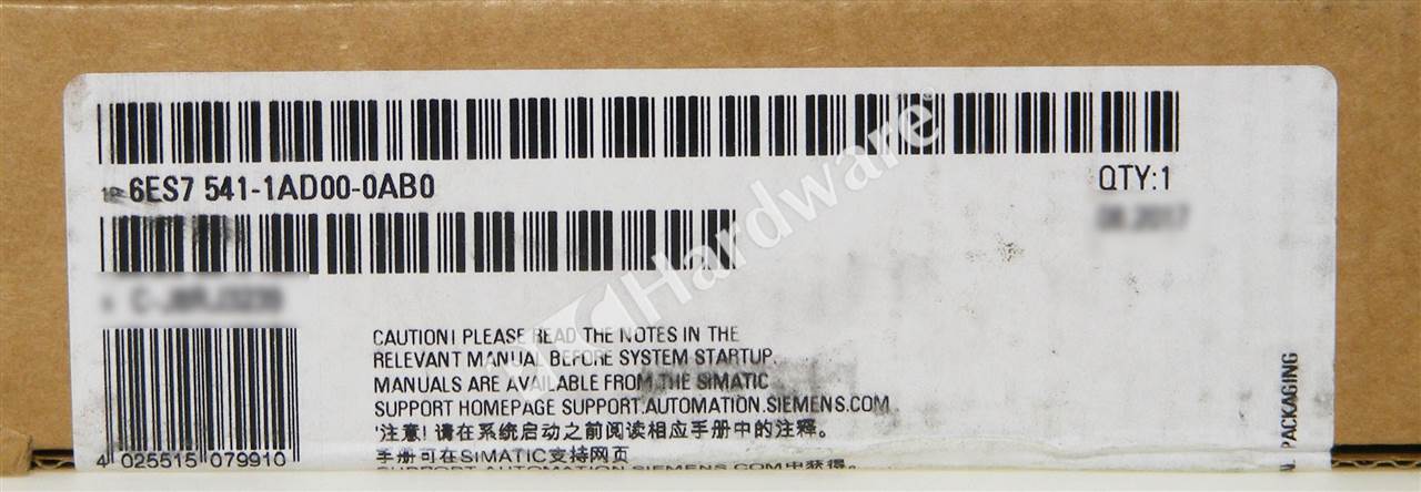 PLC Hardware - Siemens 6ES7541-1AD00-0AB0, Surplus in Sealed Packaging