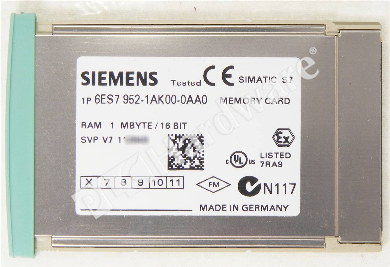 PLC Hardware - Siemens 6ES7952-1AK00-0AA0, Used PLCH Packaging