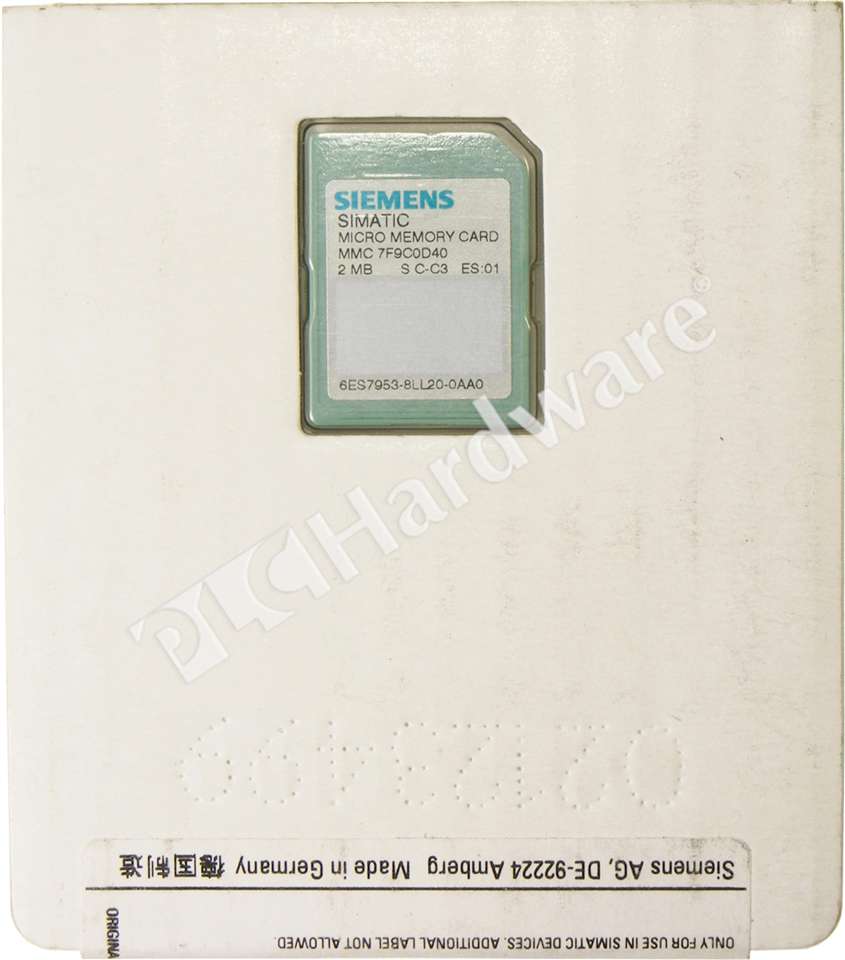 PLC Hardware: Siemens 6ES7953-8LL20-0AA0 SIMATIC S7 Micro Memory