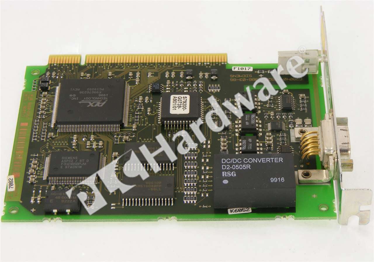 Плата pci 6gk1561 2aa00 для подключения пк к сети profibus или mpi