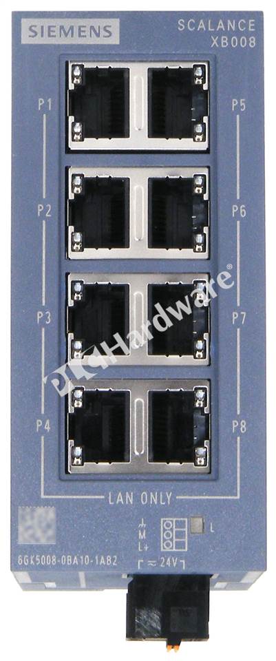 PLC Hardware: Siemens 6GK5008-0BA10-1AB2 SCALANCE XB008 Industrial