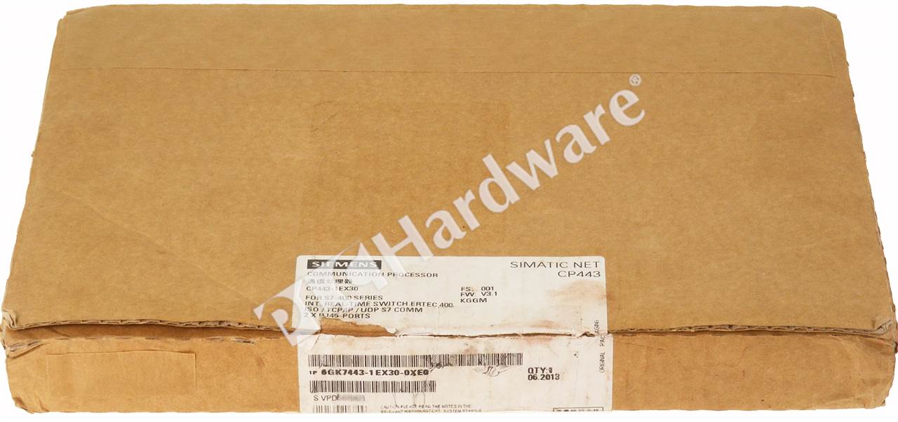 PLC Hardware: Siemens 6GK7443-1EX30-0XE0 SIMATIC S7-400 CP 443-1