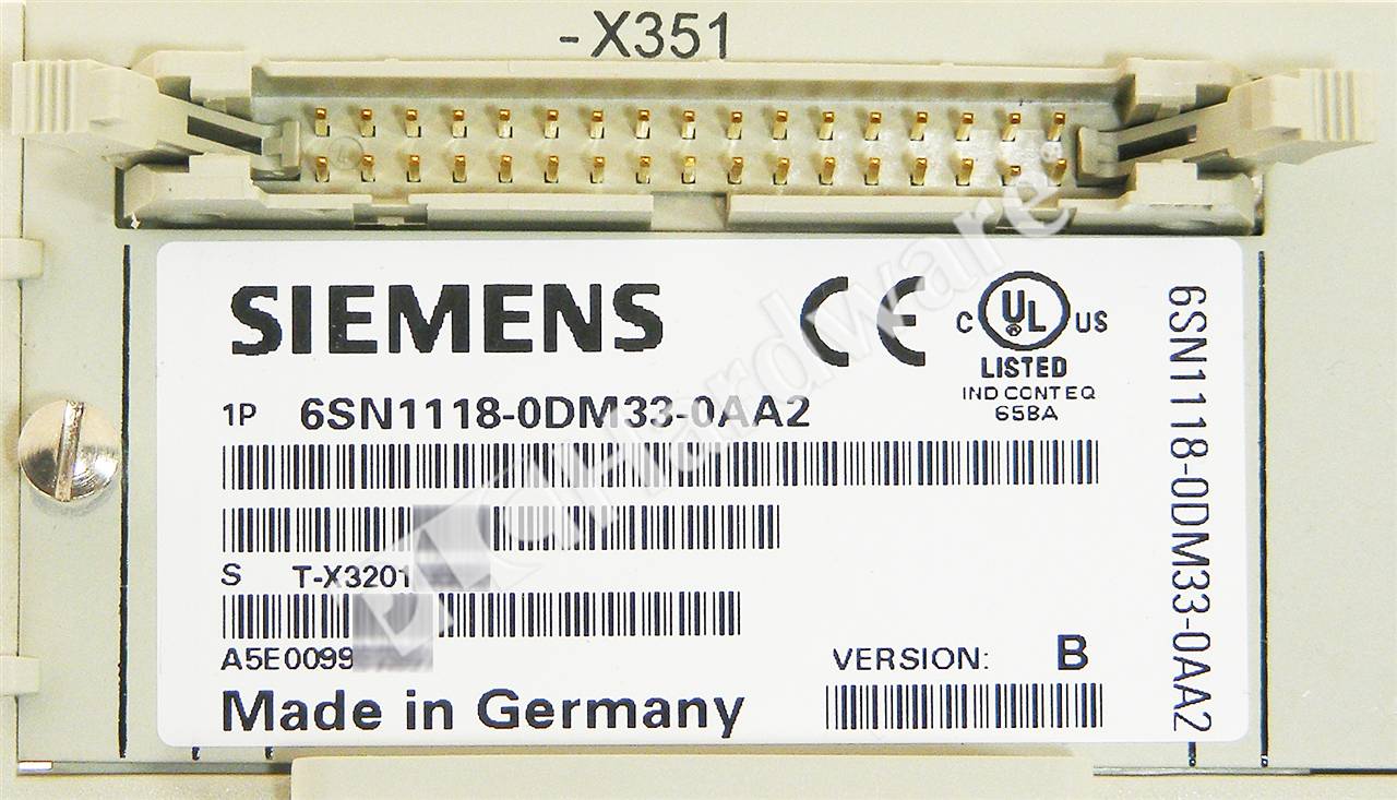 PLC Hardware Siemens 6SN1118 0DM33 0AA2 SIMODRIVE 611 D Control Unit