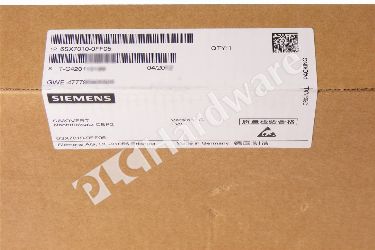 PLC Hardware: Siemens 6SX7010-0FF05 SIMOVERT MASTERDRIVES PROFIBUS