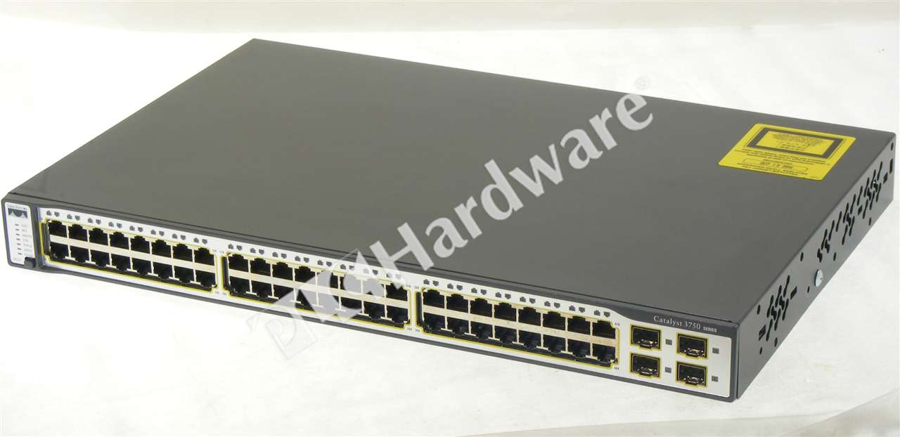 Cisco WS C3750 48TS E Catalyst 3750 Switch 48FE 4SFP *1 YEAR WARRATY 