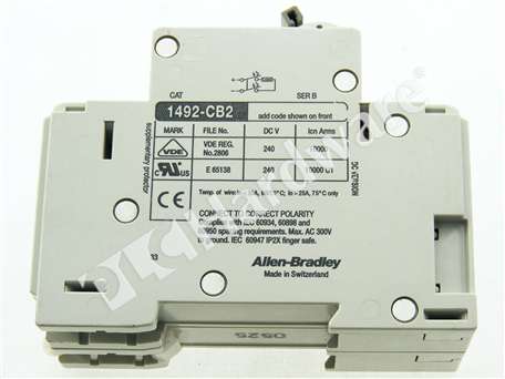 Allen Bradley 1492 CB2DG050 /B Circuit Breaker 5A DC  