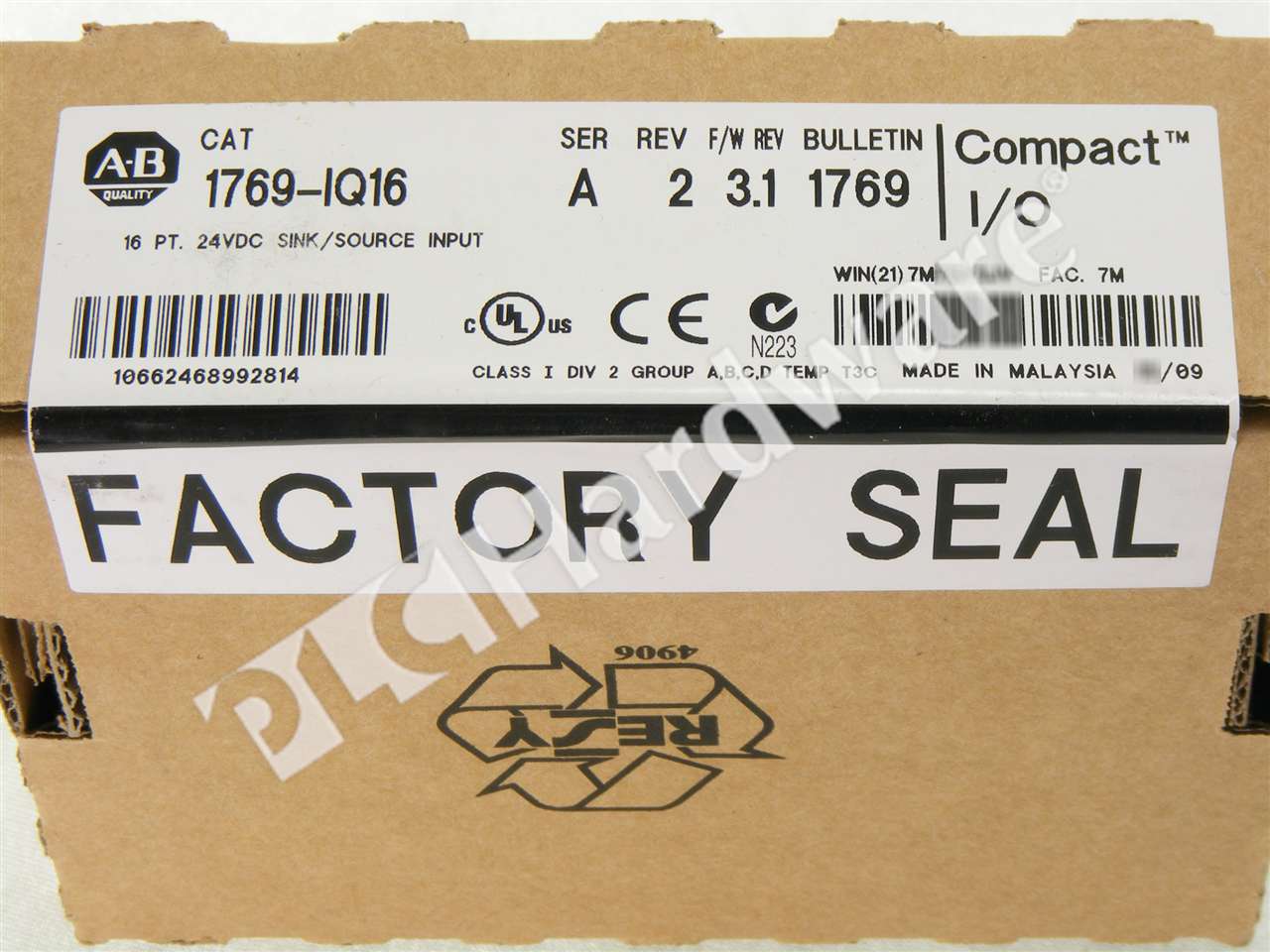 NEW SEALED* Allen Bradley 1769 IQ16 /A 1769 1Q16 CompactLogix Input 