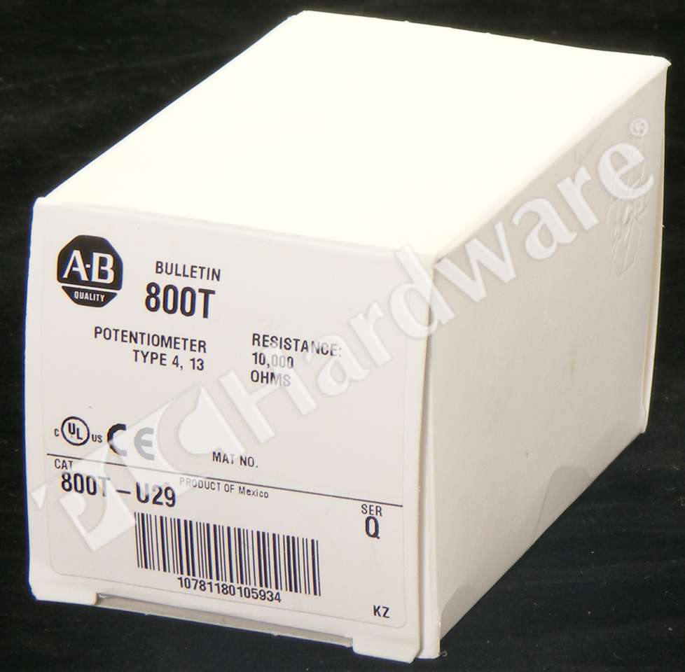 NEW Allen Bradley AB 800T U29 /Q 800TU29 Potentiometer  