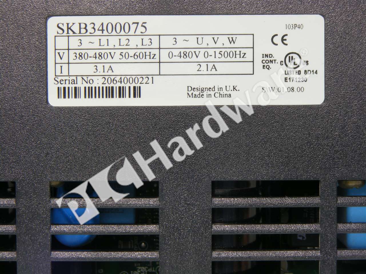 EMERSON SKB3400075 AC Drive 1HP / 0,75kW QTY  