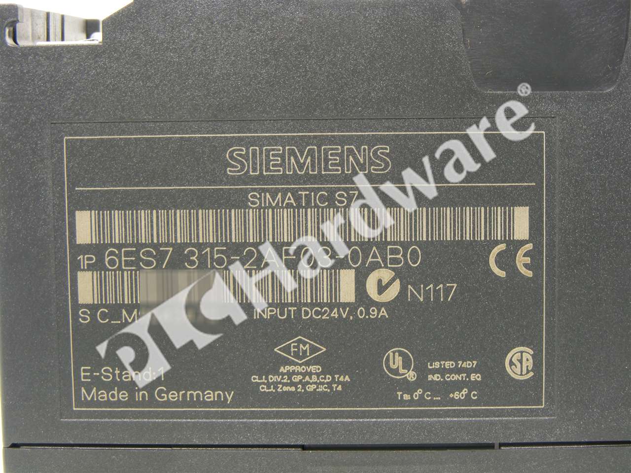 Siemens 6ES7315 2AF03 0AB0 6ES7 315 2AF03 0AB0 315 2 DP Standard 