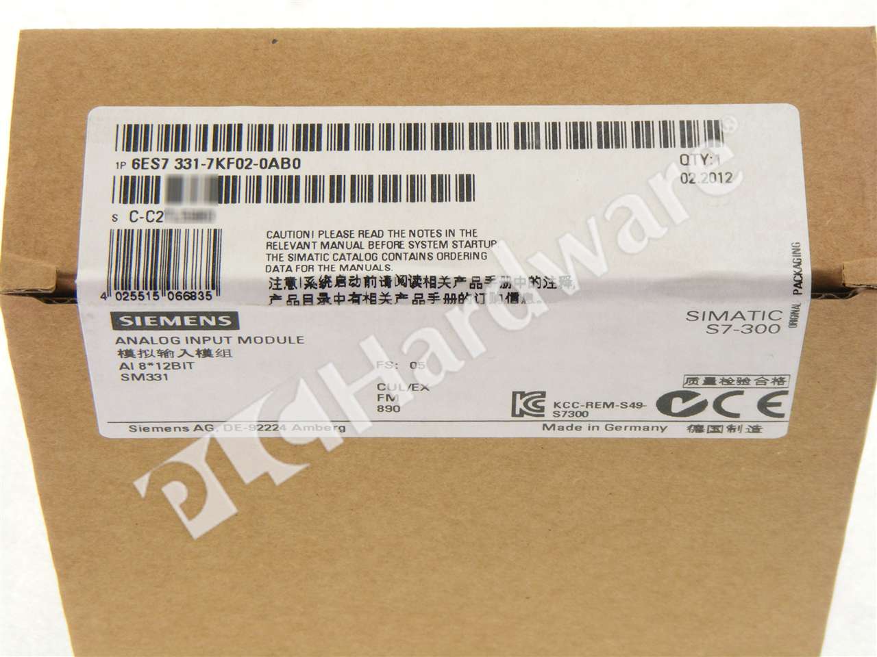 NEW SEALED* Siemens 6ES7331 7KF02 0AB0 6ES7 331 7KF02 0AB0 SM 331 