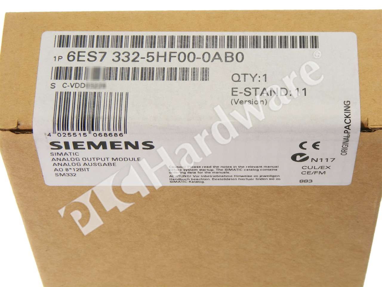 NEW SEALED* Siemens SM 332 6ES7 332 5HF00 0AB0 6ES7332 5HF00 0AB0 